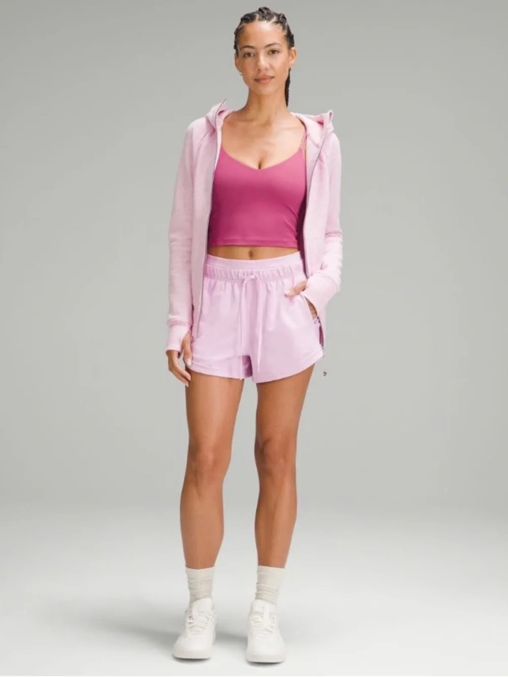 NWT Lululemon Inner Glow High-Rise Short 3” Pink Peony Size 6